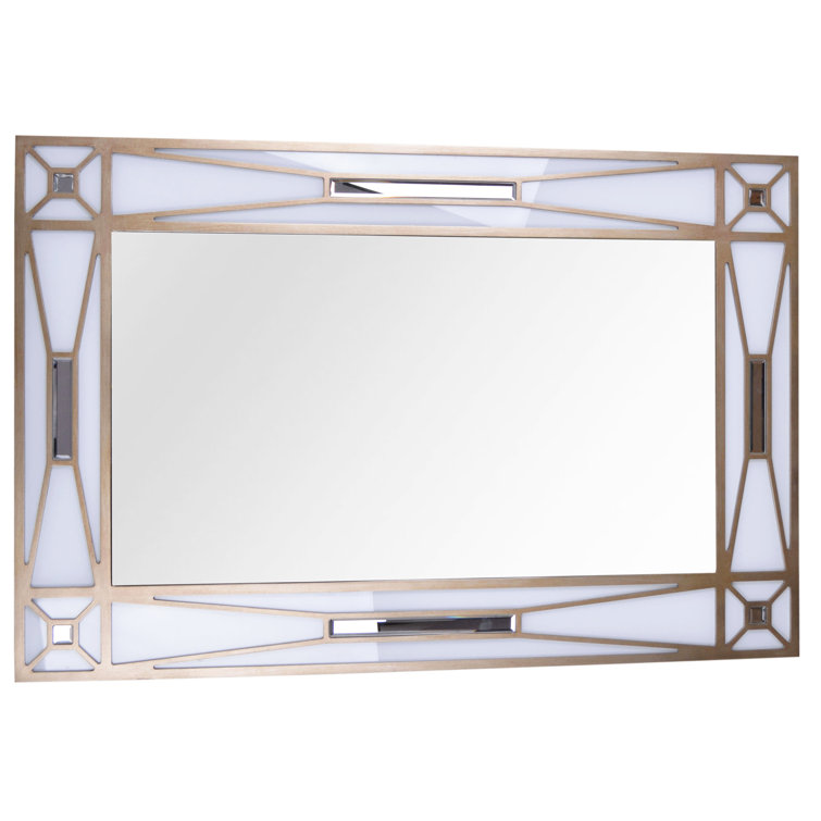 Brayden Studio Stalnaker Rectangle Wall Mirror Wayfair.co.uk